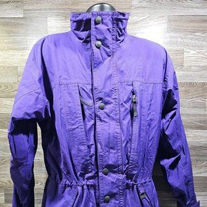 Exploration Head Dark Purple Gore Tex Jacket Size Medium Coat Cinch Bottom